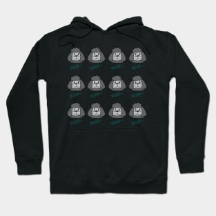 shih tzu dog pattern Hoodie